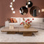 Coffee table Claridge beige 90x90 (cumulus)