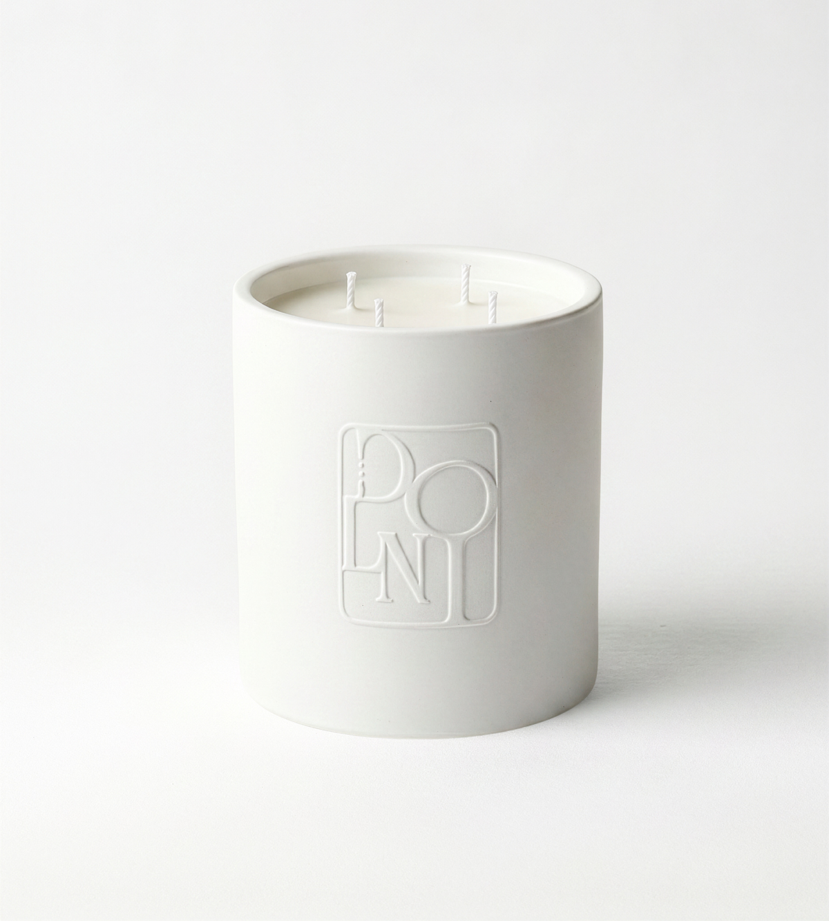 Dolni XL White Ceramic 2200g Amber & Patchouli Candle