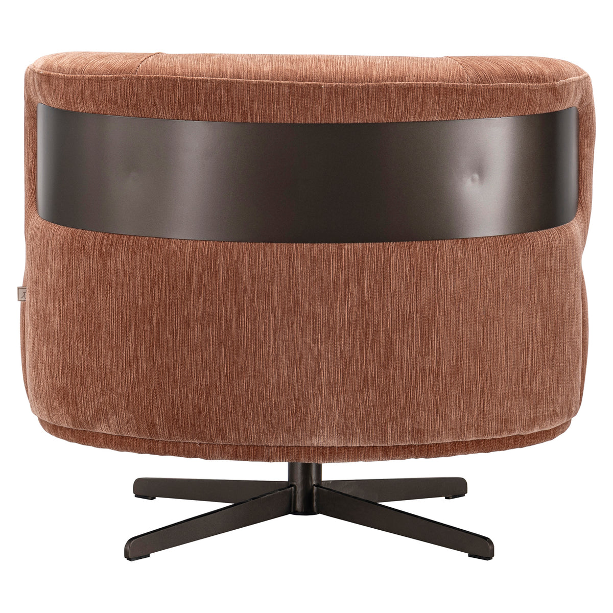 Lounge chair Lauren be straight mocha mousse swivel