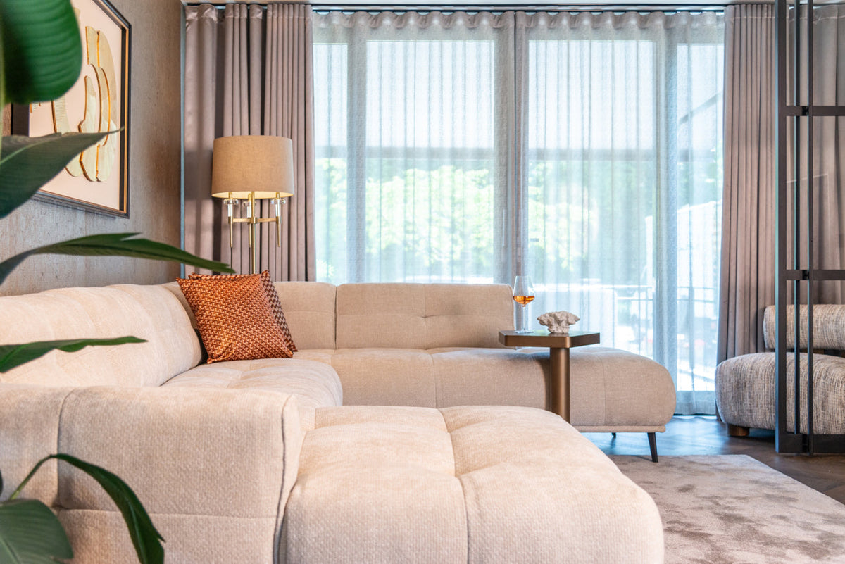 Floor lamp Josie brushed gold