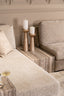 Sofa element Dulce grey coffee table