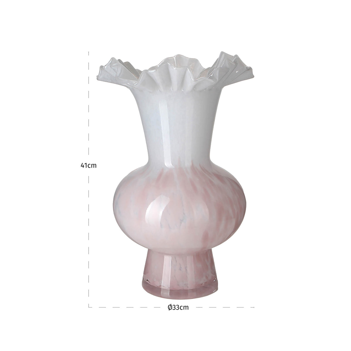 Vase Vola pink