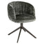 Dining chair Cassi sage chenille swivel