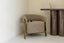 Lounge chair Dalara brown tweed
