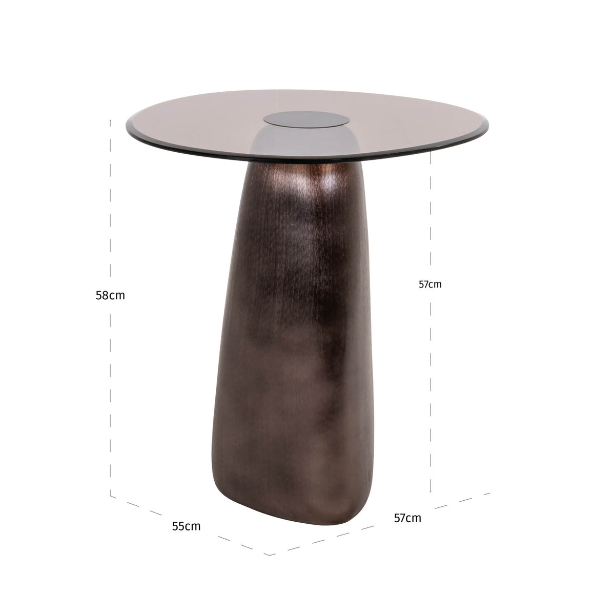 End table Hayden bronze