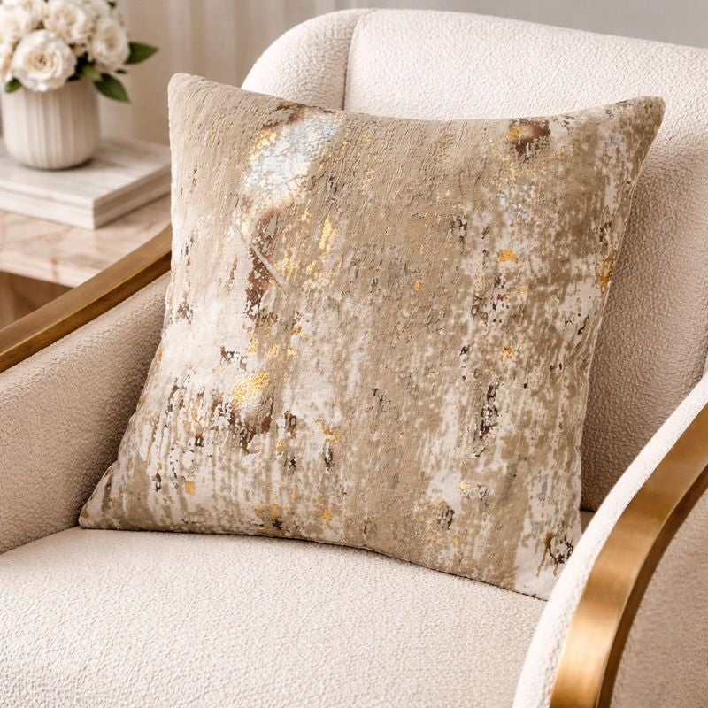 Malini Large Torcello Gold Cushion