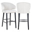 Bar stool Indigo white bouclé
