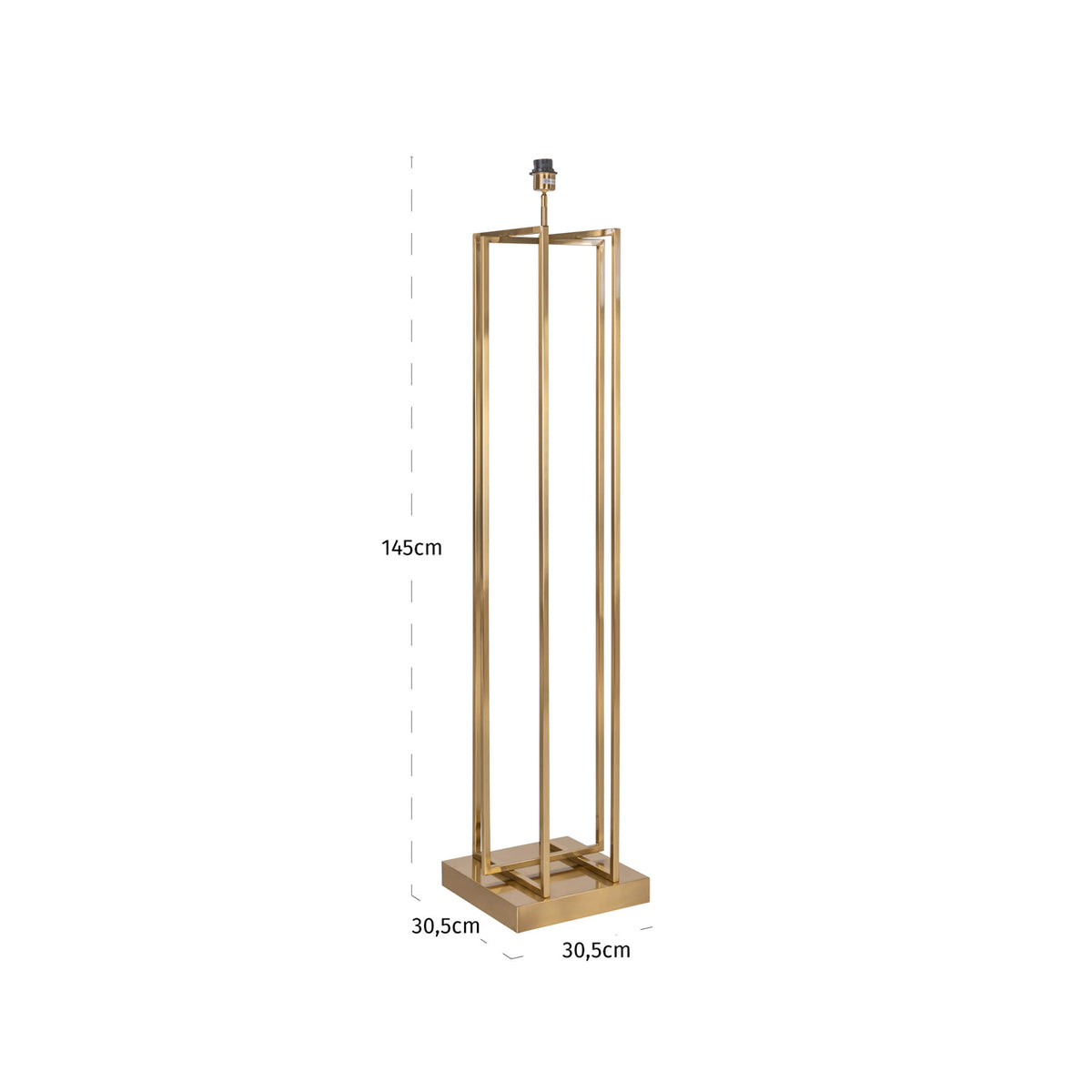 Floor lamp Jalinia brass antique