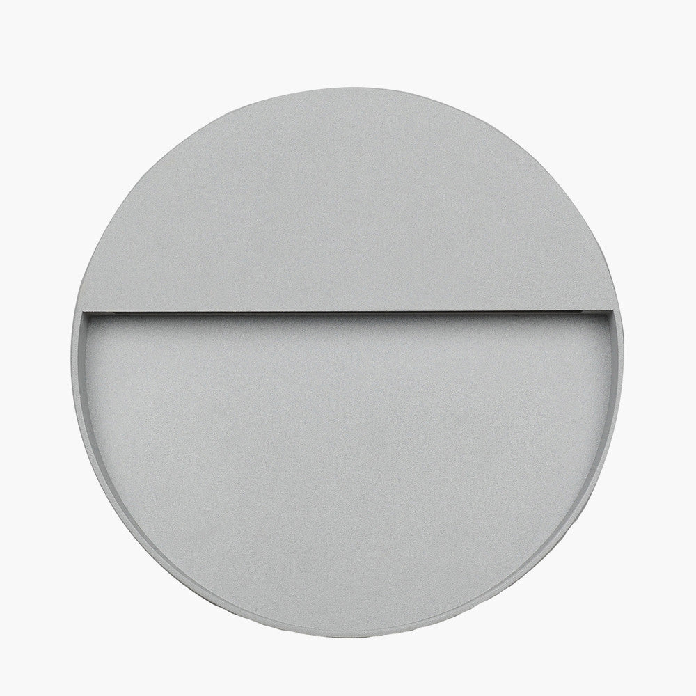 Elysium Grey Diffused Outdoor Wall Light
