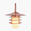 Centauri Copper Metal and Opaque Glass Wall Light