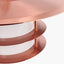 Centauri Copper Metal and Opaque Glass Wall Light