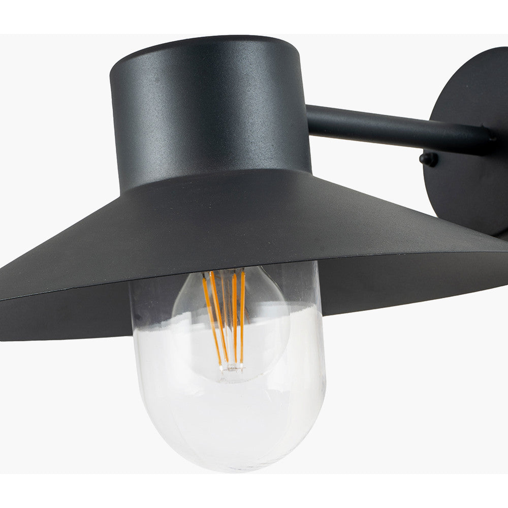 Carina Dark Grey Metal Outdoor Wall Light