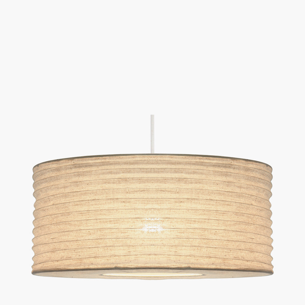 Patpong 50cm White Jute Easy Fit Pendant