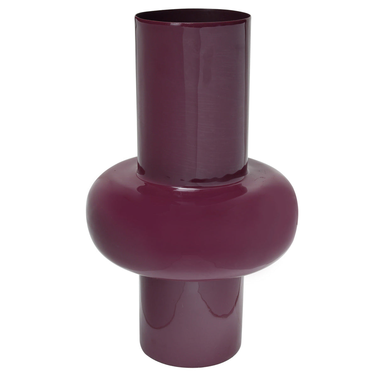 Vase Ashlyn burgundy large