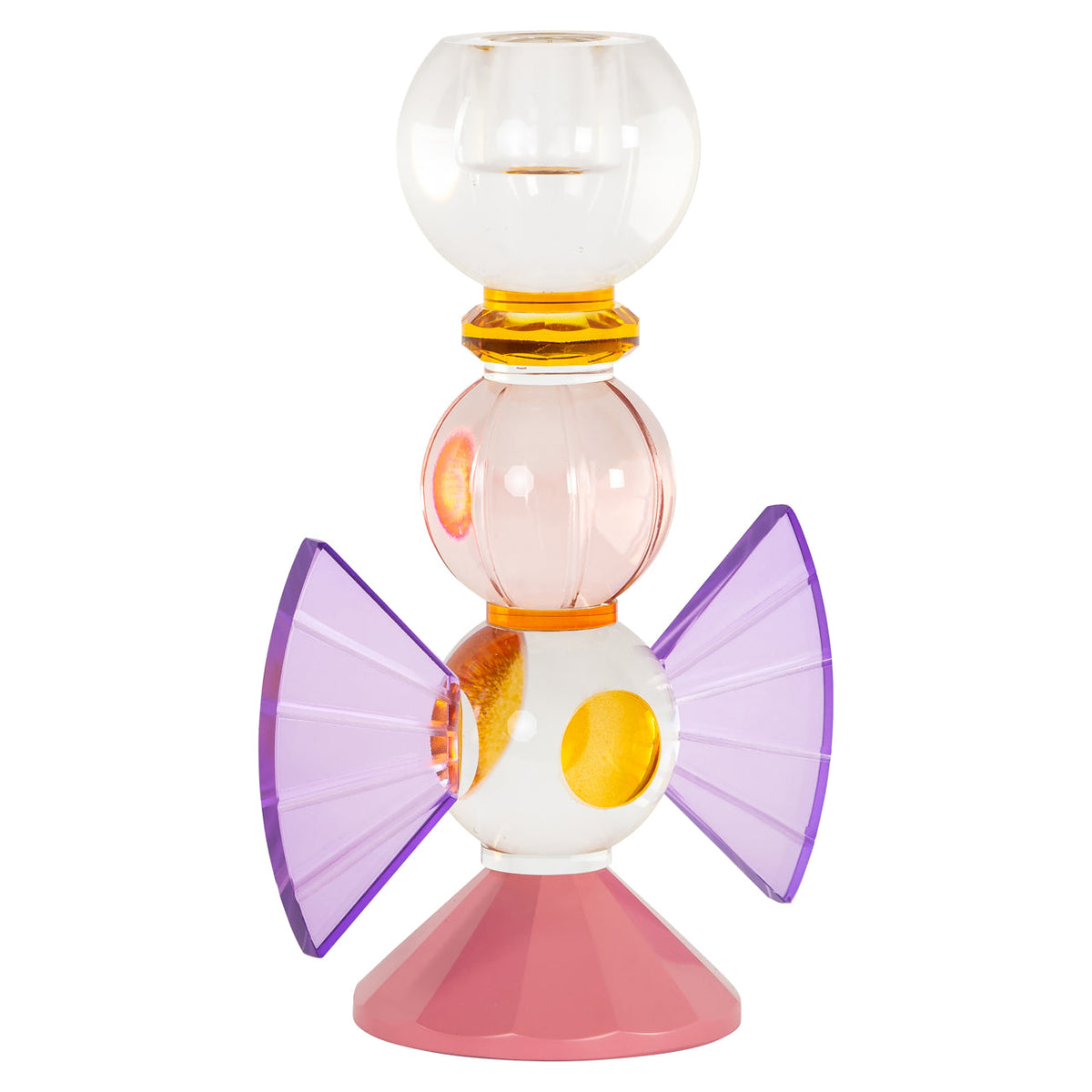 Candle holder Liony pink