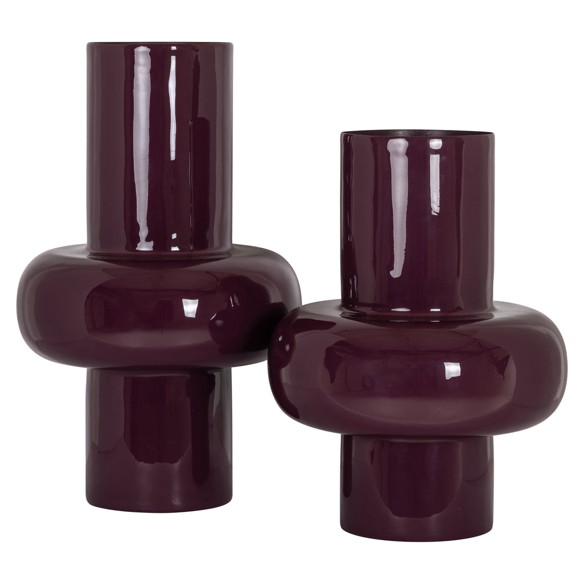 Vase Ashlyn burgundy small