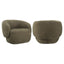 Lounge chair Milano moss chevron