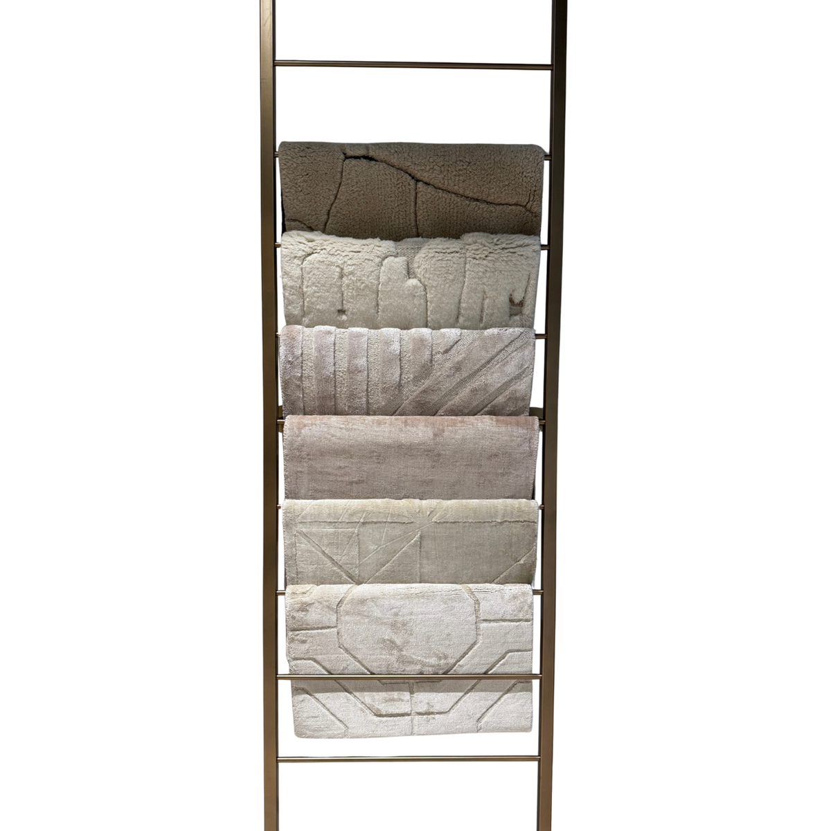 Coat rack Sample gold Carpet hanging rack