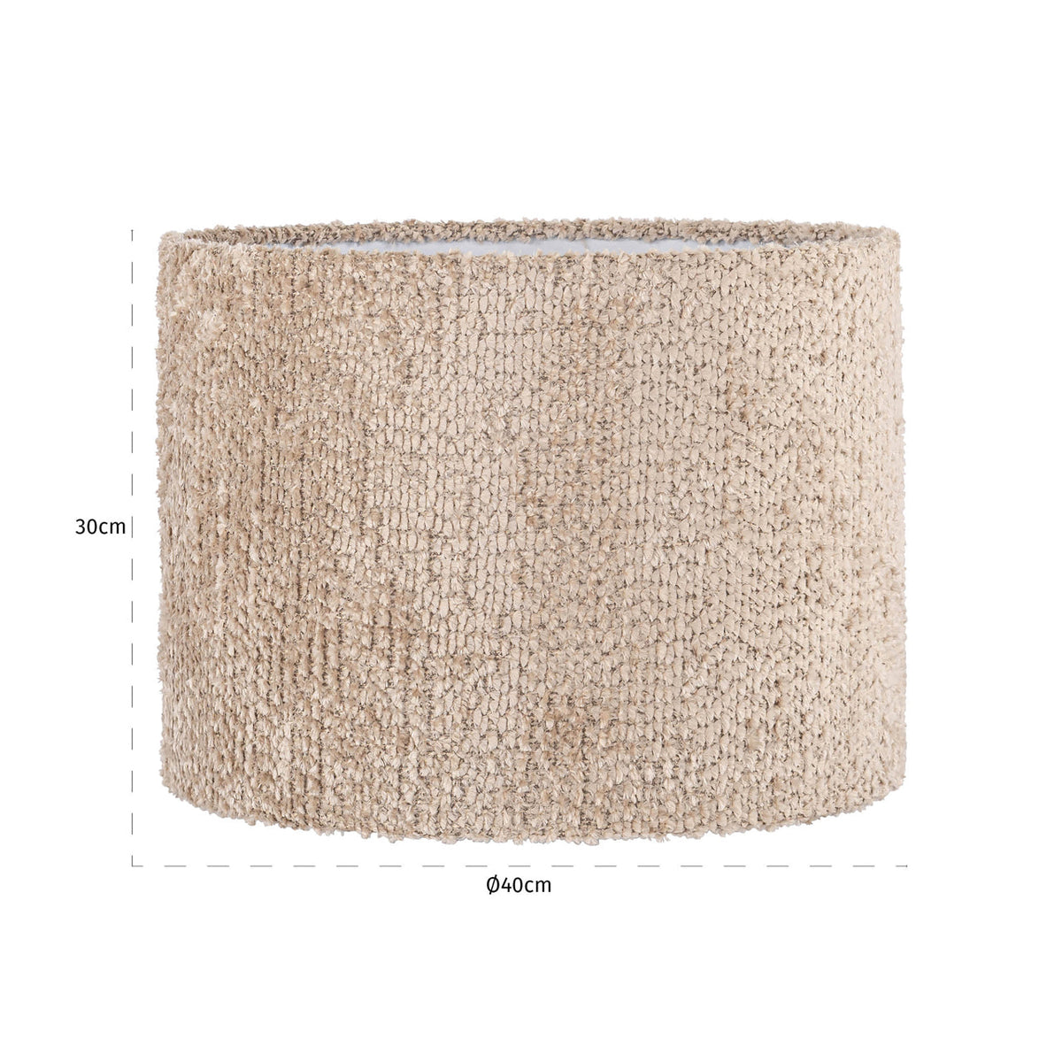 Lampshade Emily lovely beige 40Ø