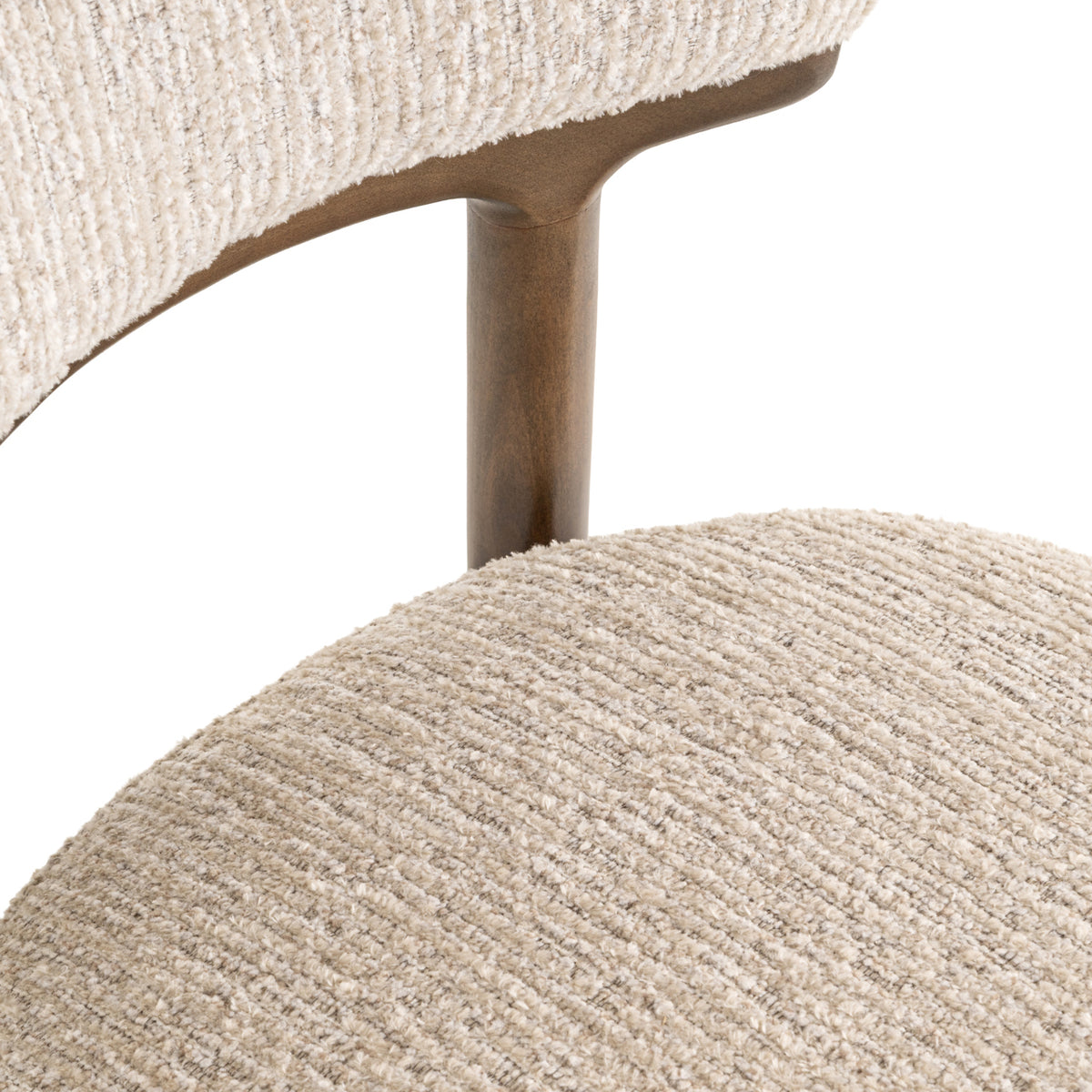 Dining chair Basker natural linear (Set of 2)