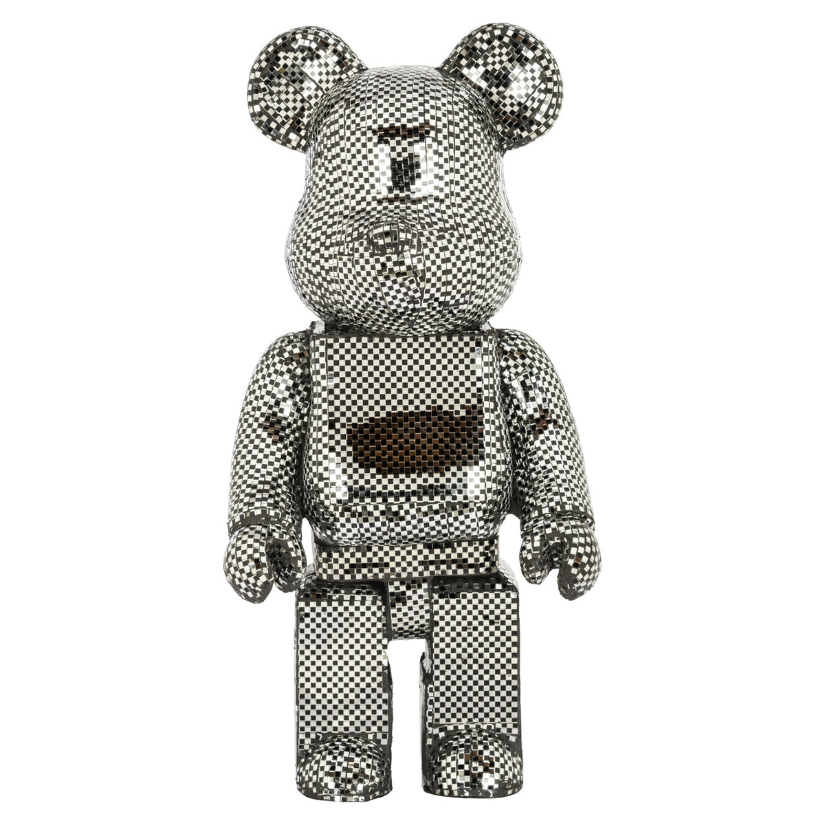 Decorative object Bear silver small