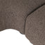 Sofa Pandora brown chunky lounge left