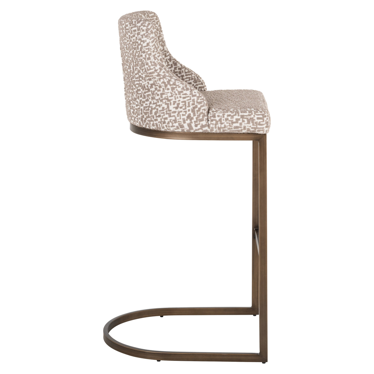 Bar stool Bolton natural geo (Set of 2)