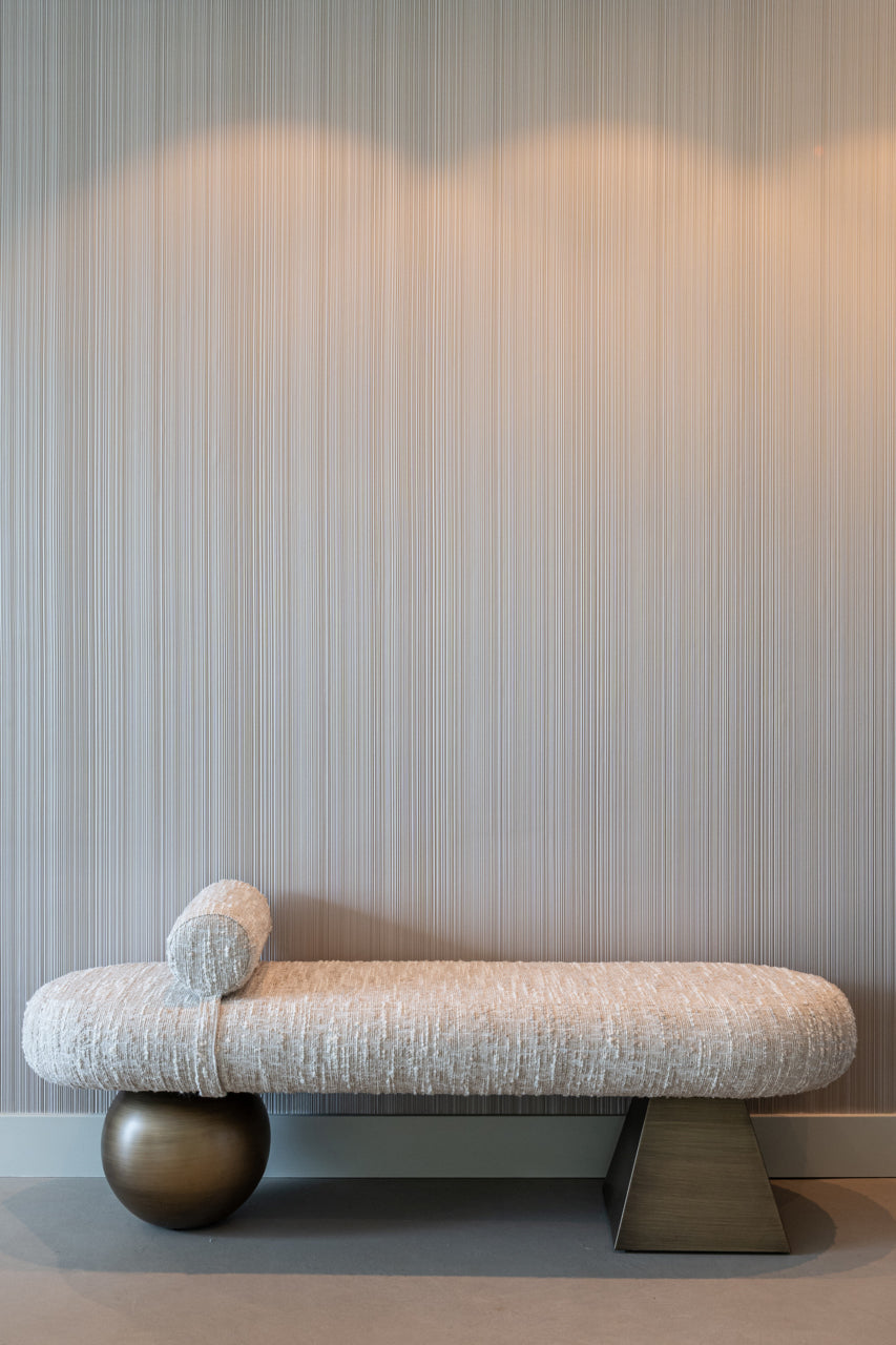 Bench Alexander Jones beige angora (Geneva)