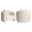 Lounge chair Tuscany beige blockweave