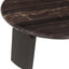 Coffee table Menton burgundy (Set of 2)