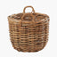 Tobs S/3 Chunky Rattan Round Logs Baskets