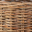 Tobs S/3 Chunky Rattan Round Logs Baskets