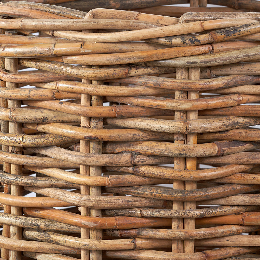 Tobs S/4 Chunky Rattan Round Logs Baskets