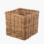 Tobs S/3 Chunky Natural Rattan Square Log Baskets