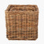 Tobs S/3 Chunky Natural Rattan Square Log Baskets