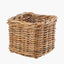 Tobs S/3 Chunky Natural Rattan Square Log Baskets