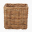 Tobs S/3 Chunky Natural Rattan Square Log Baskets