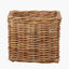 Tobs S/2 Chunky Natural Rattan Square Log Baskets
