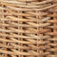 Tobs S/2 Chunky Natural Rattan Square Log Baskets