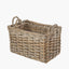 Tobs S/2 Rectangular Grey Kubu Storage Baskets