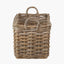 Tobs S/2 Rectangular Grey Kubu Storage Baskets