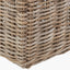 Tobs S/5 Grey Kubu Rattan Rectangular Storage Baskets