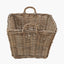 Tobs Grey Kubu Rattan Rectangular Storage Basket Large