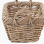 Tobs S/3 Grey Kubu Rattan Oval Shopping Basket with 2 Rectangular Storage Baskets