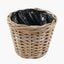 Tobs Indoor Outdoor Grey Kubu Rattan Round Basket Planter