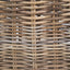 Tobs Grey Kubu Rattan Square Storage Basket