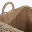 Tobs S/2 Grey Kubu Rattan Rectangular Wheeled Logs Baskets