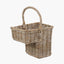 Tobs Grey Kubu Rattan Stair Basket Large