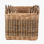 Tobs S/5 Grey and White Kubu Rattan Square Storage Baskets