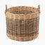 Tobs S/5 Grey and White Kubu Rattan Round Storage Baskets